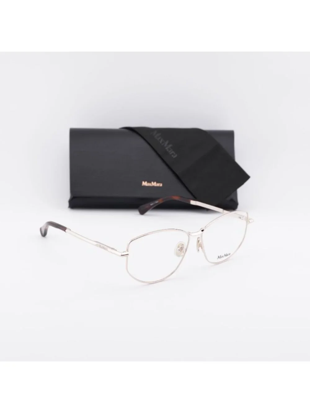 Max Mara MM5153 028 Oval Eyeglasses 55mm - Gold